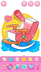 Bedroom Coloring game screenshot 7