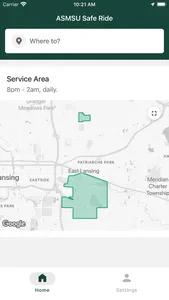 ASMSU Safe Ride screenshot 1