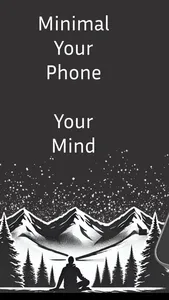 Minimalist screen zen phone screenshot 0