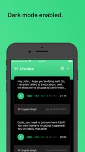 Unvoice: Voice Message to Text screenshot 4