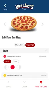 Uncle Andy's Pizza screenshot 3