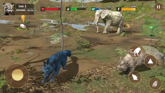Wild Alpha Wolf RPG Simulator screenshot 0