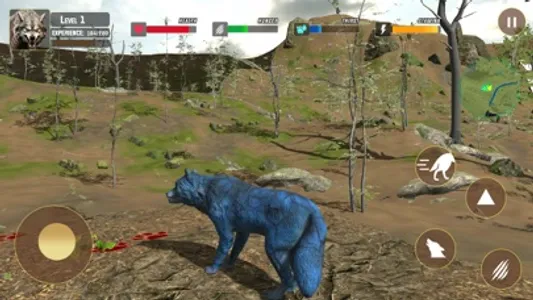 Wild Alpha Wolf RPG Simulator screenshot 1