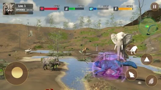 Wild Alpha Wolf RPG Simulator screenshot 2
