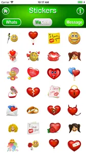 3D Stickers Lite, Messages screenshot 1