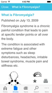 Fibromyalgia by AZoMedical screenshot 2