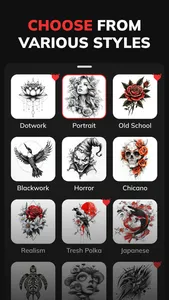 Ink Design - AI Tattoo Creator screenshot 2