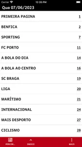 A BOLA – Edição Digital screenshot 1