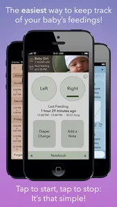 Nursing Notebook - Breastfeeding Timer screenshot 0