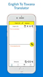 English To Tswana Translator screenshot 1