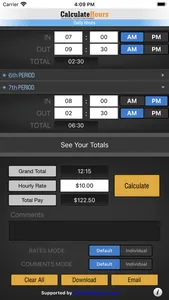Calculate Hours Worked screenshot 1