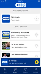 CHRI Family Radio screenshot 1