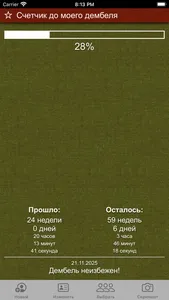 Счетчик ДМБ: таймер дней screenshot 3
