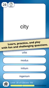 Latin Vocabulary Quiz screenshot 0