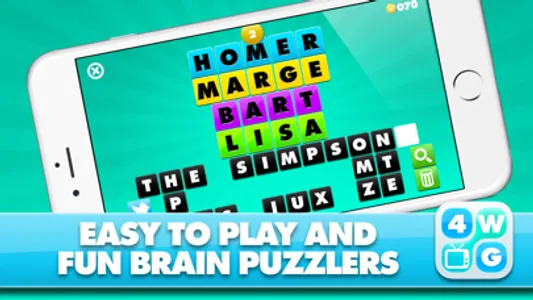 4 Word TV Game - Find the link and guess the TV show screenshot 1