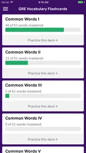 GRE Vocabulary Flashcards screenshot 0