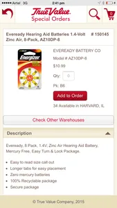 TrueValue Special Orders screenshot 2