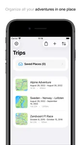 Road Trip Planner - Fernweh screenshot 0