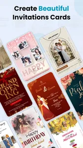 Invitation Maker & Card Maker screenshot 0