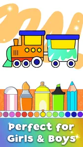 Baby & Kids Coloring Book Art screenshot 3