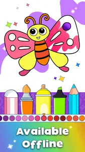 Baby & Kids Coloring Book Art screenshot 4