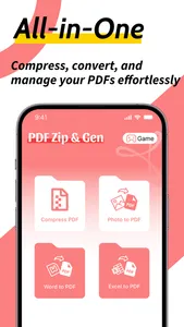 PDF Zip & Gen: All-in-one Tool screenshot 1