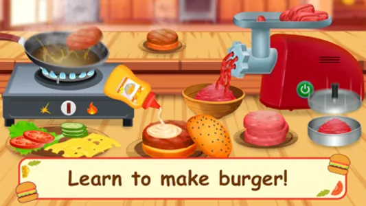 Burger Cafe – Cooking Games screenshot 0
