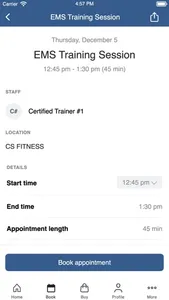 CS FITNESS screenshot 2
