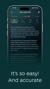 Voice Memo AI Transcribe screenshot 1