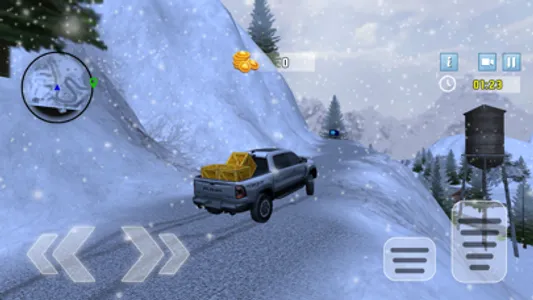 Winter Snow Pickup Truck New screenshot 3