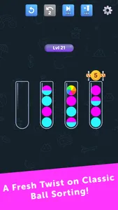 Ball Sort: Bicolor Twist screenshot 0
