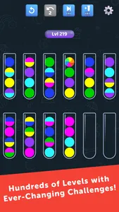 Ball Sort: Bicolor Twist screenshot 1