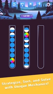 Ball Sort: Bicolor Twist screenshot 2