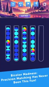 Ball Sort: Bicolor Twist screenshot 3