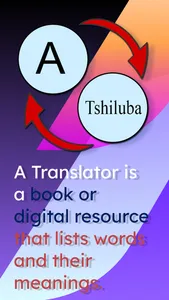 English Tshiluba Translator screenshot 0
