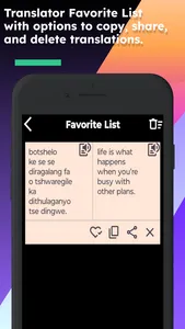English Tswana Translator screenshot 5