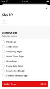 New York Bagel Company screenshot 2