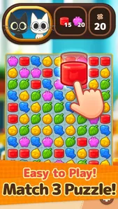 Ash & Snow : Cat Pop'n Match screenshot 1