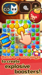 Ash & Snow : Cat Pop'n Match screenshot 2