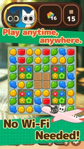 Ash & Snow : Cat Pop'n Match screenshot 3