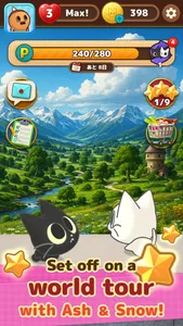 Ash & Snow : Cat Pop'n Match screenshot 4