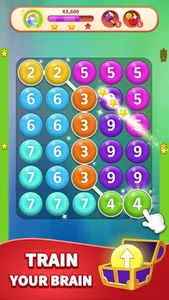 Connect Number - Bubble Game screenshot 1