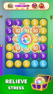 Connect Number - Bubble Game screenshot 2