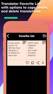 English Tahitian Translator screenshot 3
