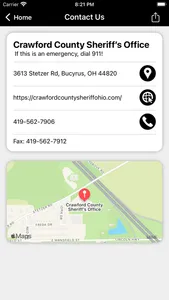 Crawford Co Sheriff Office OH screenshot 2