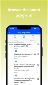 World Physiotherapy Congress screenshot 1