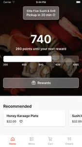 Elite Five Sushi & Grill screenshot 0