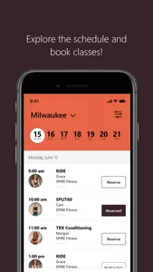 SPIRE Fitness Studio screenshot 2