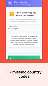 Country Code Fix screenshot 1
