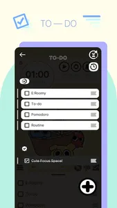 E:Roomy -Pomodoro,Todo,Routine screenshot 3